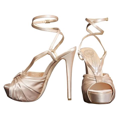 versace peep toe platform pumps gold|Versace platform sandals.